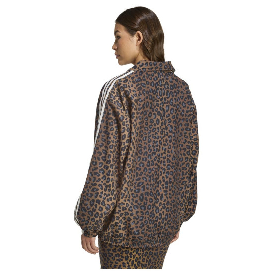 Adidas Γυναικεία ζακέτα Leopard Firebird Oversized Track Top